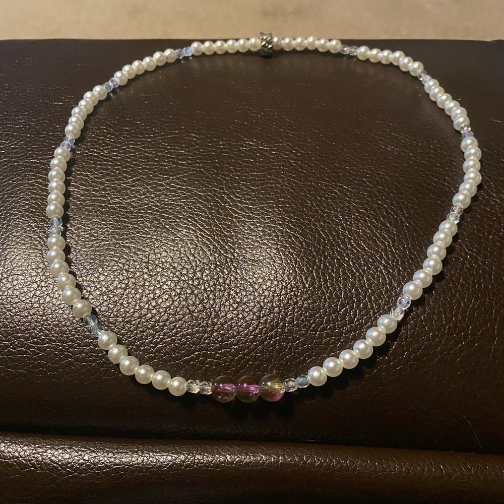 💋Pearl & Crystal Necklace💋